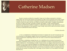 Tablet Screenshot of catherinemadsen.com